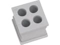 Pikkukuva 3 / 3: Icotek Kt 4/2 Cable Entry Grooved Clamp Ø Max.: 2 Mm Elastomer Gray 1 Pcs