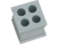 Pikkukuva 1 / 3: Icotek Kt 4/2 Cable Entry Grooved Clamp Ø Max.: 2 Mm Elastomer Gray 1 Pcs