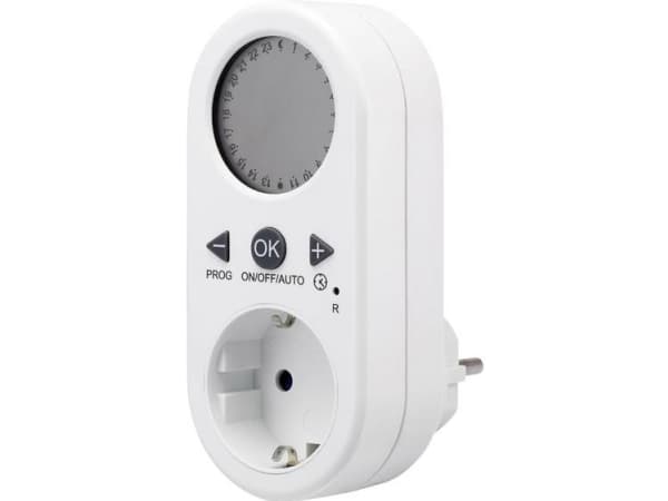 Renkforce EMT2500ET, inomhus, Grå, Vit, 230 V, 56 mm, 36 mm, 122 mm