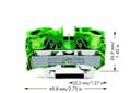Miniatyrbild 2 av 5: Wago 2016-1207, 12 mm, 69,8 mm, 36,9 mm
