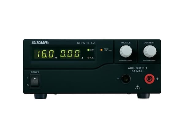 VOLTCRAFT Laboratorioteholähde, säädettävä DPPS-16-60 1 - 16 V/DC 0 - 60 A 960 W USB ohjelmoitavissa Lähtöjen lukumäärä 1 x (DPPS-16-60)
