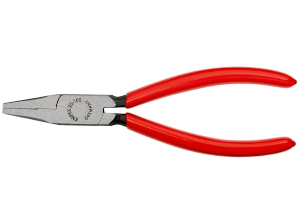 Knipex 20 01 160, Nåletang, Krom-vanadium-stål, Plast, Rød, 16 cm, 144 g
