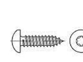 TOOLCRAFT 145196 Linear slitsade skruvar 6,3 mm 13 mm T-profil DIN 7981 Stål Galvaniserat 250 st
