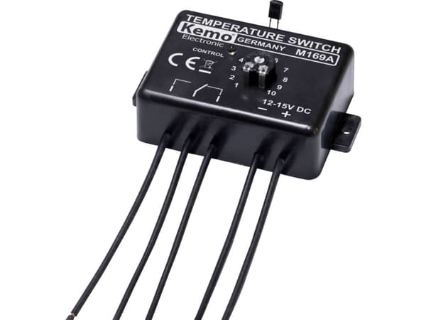 Kemo M169A Kemo-Electronic temperaturkontakt Byggmodul 12 V/DC 0 - 100 °C