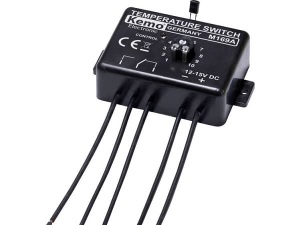Kemo M169A Kemo-Electronic temperaturkontakt Byggmodul 12 V/DC 0 - 100 °C
