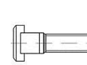 TOOLCRAFT 112581 Stiftskruer M10 70 mm DIN 835 Stål 50 stk