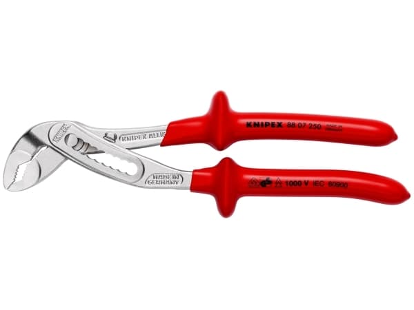Knipex 88 07 250, Ponttipihdit, Kromivanadiini-teräs, Muovi, Punainen, 250 mm, 420 g