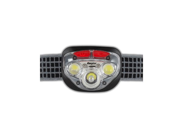 Energizer Vision HD+Focus, Taskulamppu otsanauhalla, Musta, Harmaa, Läpinäkyvä, 1 m, IPX4, LED, 5 lamppua