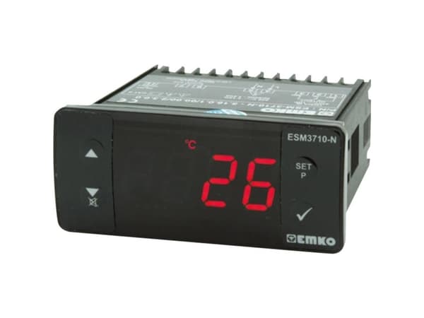 Emko ESM-3710-N Lämpötilansäädin J -55 - 999 °C Rele 16 A (L x S x K) 71 x 76 x 34,5 mm