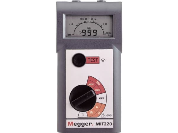 Megger MIT220 Isolationsmåler 250 V, 500 V 999 MOhm