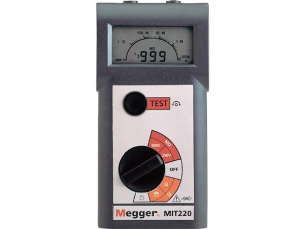 Megger MIT220 Isolationsmåler 250 V, 500 V 999 MOhm