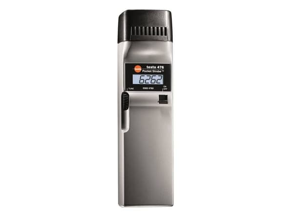 Testo 0563 4760, Svart, Grå, 0,01%, 6000 K, 800 lx, 30 - 12500 RPM, LCD
