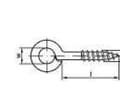 Pikkukuva 1 / 4: Ringschraubösen tyyppi 1 TOOLCRAFT N/A 30 mm Galvaniseret stål 100 stk