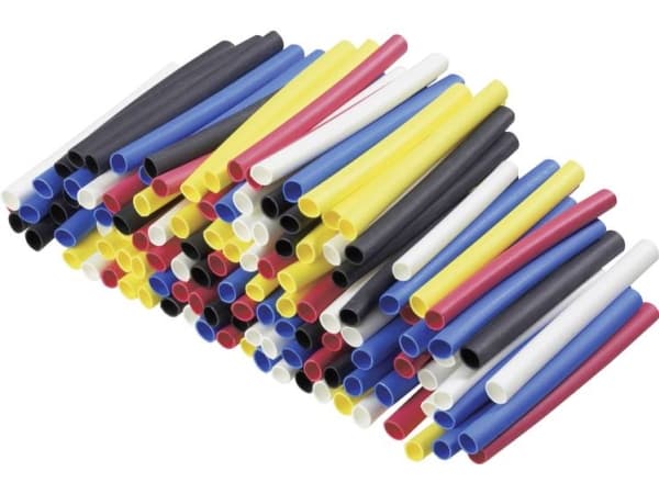 Dsg Canusa 8011030990 Heat Shrink Tubing Assortment 2.40mm Shrink Ratio: 2:1 125pcs