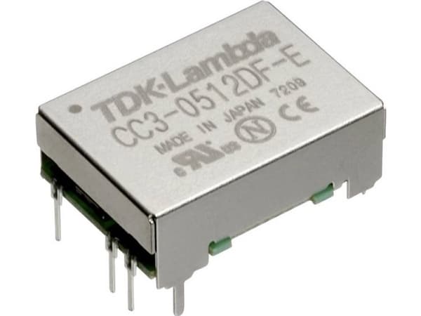 TDK-Lambda CC-3-2412SF-E DC/DC-omvandlare, PCB 24 V/DC 12 V/DC, 15 V/DC 0,25 A 3 W Antal utgångar: 1 x