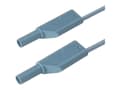 Pikkukuva 1 / 5: SKS Hirschmann MLS WS 25/2,5 bl Turvatestausjohto [Lamellipistoke 4 mm - Lamellipistoke 4 mm] 25,00 cm Sininen
