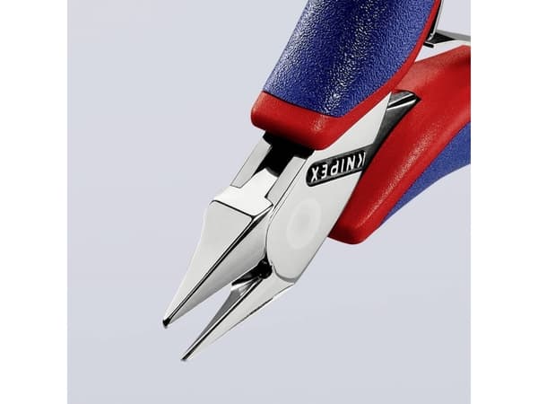 Knipex 77 52 115, Avbitartång, Stål, Plast, Blå, Röd, 115 mm, 77 g