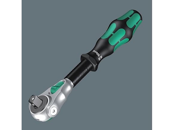 Wera Zyklop Speed 8100 SA/SC 2 - Ratcheting socket wrench with bit and socket set - 43 deler - inn boks