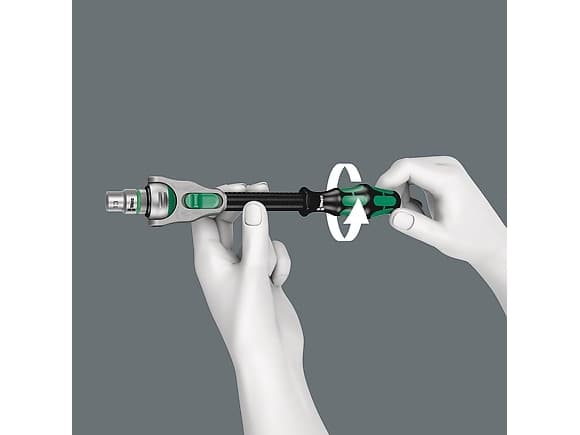 Wera Zyklop Speed 8100 SA/SC 2 - Ratcheting socket wrench with bit and socket set - 43 deler - inn boks