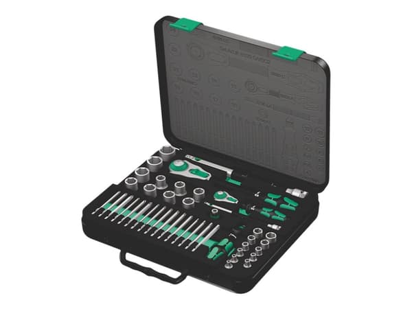 Wera Zyklop Speed 8100 SA/SC 2 - Ratcheting socket wrench with bit and socket set - 43 delar - i fodral