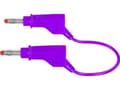 Pikkukuva 2 / 3: Stäubli XZG425/SIL Turvatestausjohto [Lamellipistoke 4 mm - Lamellipistoke 4 mm] 1.00 m Violetti väri