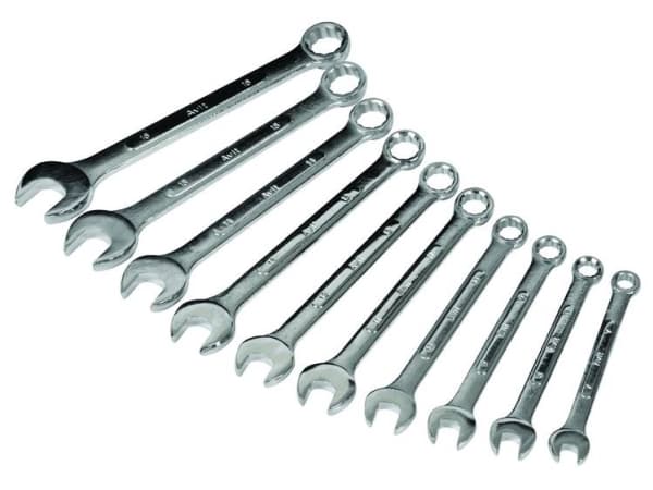 AVIT AV07020 Metric Combination Spanner Set - 10 piece set: 7-16mm