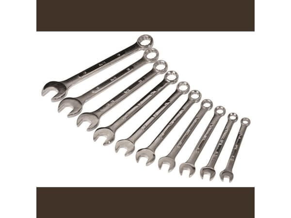 AVIT AV07020 Metric Combination Spanner Set - 10 piece set: 7-16mm