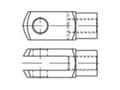 Miniatyrbild 3 av 4: TOOLCRAFT Gaffelled 16 mm Galvaniseret stål 147217 10 stk (Ø x L) 8 mm x 16 mm