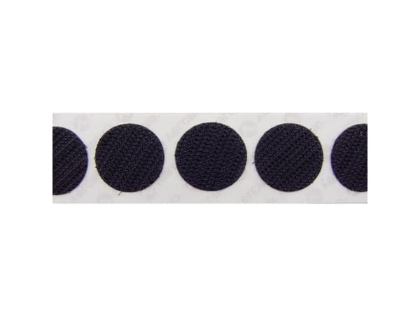Velcro® E28802233011425 Velcro Points For Sticking Hook Part Ø 22 Mm Black 1000 Pcs
