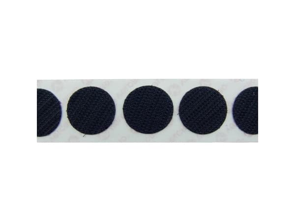 Velcro® E28802233011425 Velcro Points For Sticking Hook Part Ø 22 Mm Black 1000 Pcs