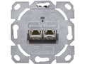 Miniatyrbild 3 av 5: Telegärtner J0002020A0510, 2 x RJ-45, 6a, Sølv