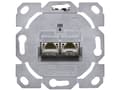 Miniatyrbild 4 av 5: Telegärtner J0002020A0510, 2 x RJ-45, 6a, Sølv