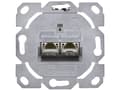 Miniatyrbild 2 av 5: Telegärtner J0002020A0510, 2 x RJ-45, 6a, Sølv