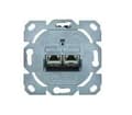 Miniatyrbild 1 av 5: Telegärtner J0002020A0510, 2 x RJ-45, 6a, Sølv