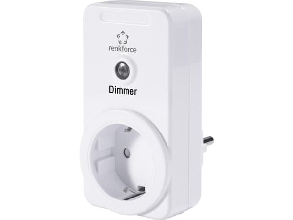 RS2W Fassektionsdimmer Radio/Trådlös Mellankontakt 1 kanal Brytareffekt (max.): 300 W Räckvidd (max. i öppen terräng): 150 m