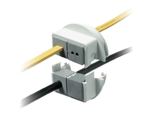 Icotek Kvt 63/4 Cable Entry Divisible Mounting Hole: M63 Gray 1 Pcs