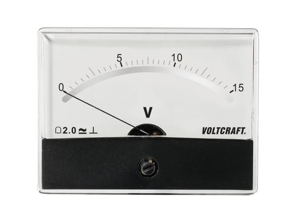 VOLTCRAFT AM-86X65/15V/DC AM-86X65/15V/DC Måleapparat til indbygning AM-86X65/15V/DC Drejespole