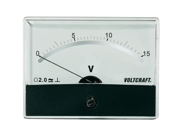 VOLTCRAFT AM-86X65/15V/DC AM-86X65/15V/DC Måleapparat til indbygning AM-86X65/15V/DC Drejespole