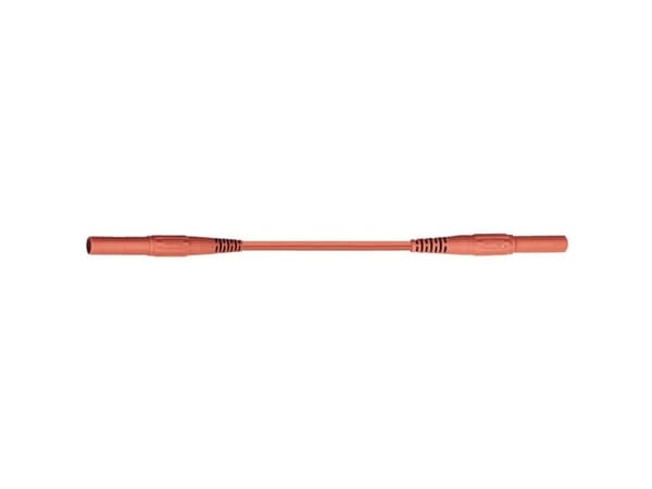 Stäubli XMF-419 Sikkerhedsprøveledning Lamelstik 4 mm Lamelstik 4 mm 1.00 m Rød 1 stk