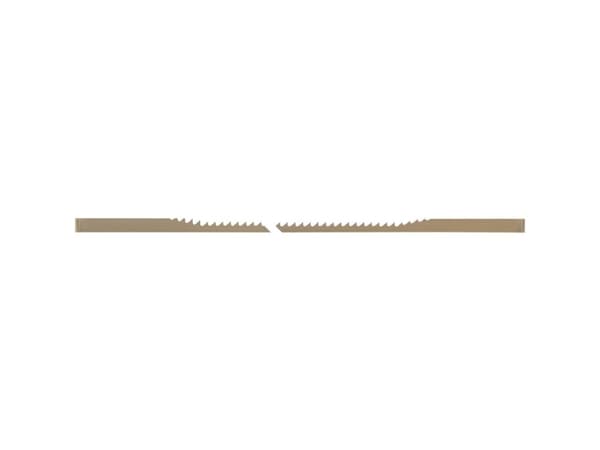 Lehtisahanterä 130 mm koko 2/0 Pegas PS90541 Värimetalli/rautametalli/puu/muovi 12 kpl