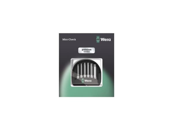 Wera 05073637001, 6 stykker, Torx, TX10, TX15, TX20, TX25, TX30, TX40, Stål, 1x TX 10x50 mm 1x TX 15x50 mm 1x TX 20x50 mm 1x TX 25x50 mm 1x TX 30x50