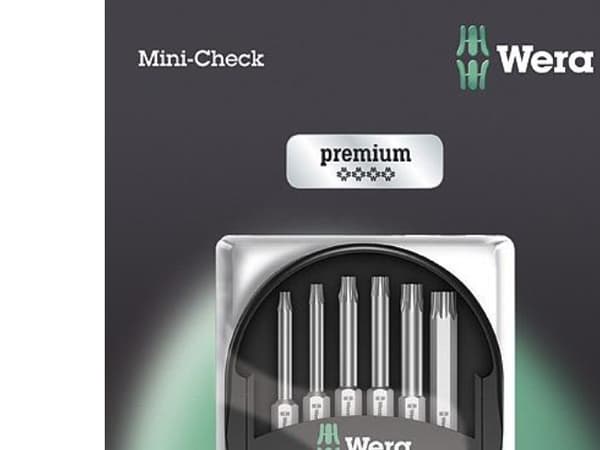 Wera 05073637001, 6 stykker, Torx, TX10, TX15, TX20, TX25, TX30, TX40, Stål, 1x TX 10x50 mm 1x TX 15x50 mm 1x TX 20x50 mm 1x TX 25x50 mm 1x TX 30x50