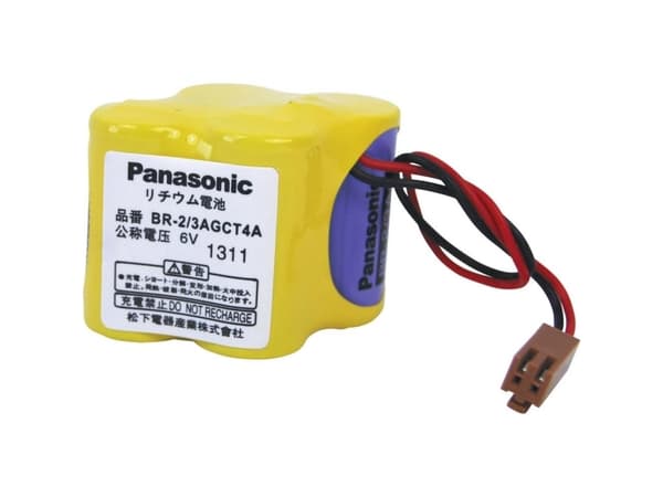 Panasonic BR2/3AGCT4A Specialbatterier Connector Lithium 6 V 2400 mAh 1 st