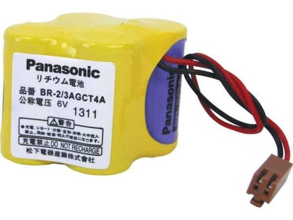 Panasonic BR2/3AGCT4A Specialbatterier Connector Lithium 6 V 2400 mAh 1 st