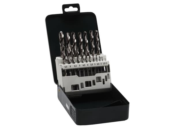 Bosch Accessories 2609255062 HSS Metal-spiralbor-sæt med 19 dele Slebet DIN 338 Cylinderskaft 1 Set