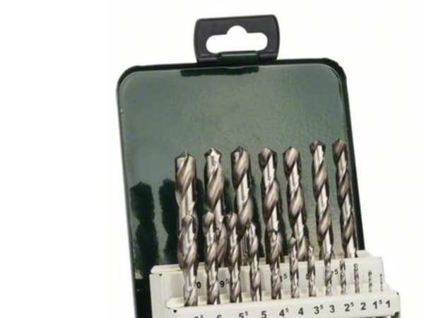 Bosch Accessories 2609255062 HSS Metal-spiralbor-sæt med 19 dele Slebet DIN 338 Cylinderskaft 1 Set