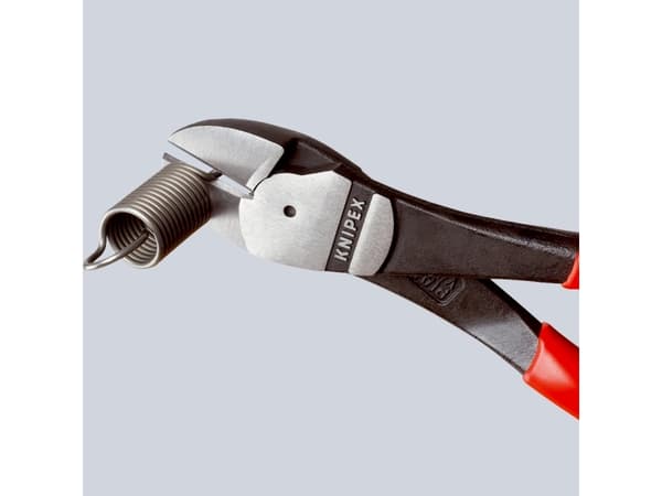Knipex 74 05 160, Diagonal tang, Kromvanadiumstål, Plast, Blå, Rød, 160 mm, 209 g