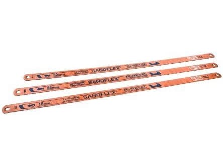 Bahco 3906-300-3P, Oranssi, 30 cm, 13 mm, 0,65 mm, 74 g, 10 kpl