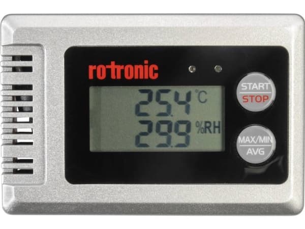 rotronic HL-1D-SET Temperatur-datalogger, Fugtigheds-datalogger Mål Temperatur, Luftfugtighed