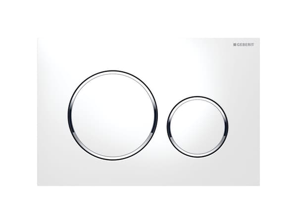 Geberit 115.882.KJ.1, Huuhtelulevy, Valkoinen, Geberit, 246 mm, 12 mm, 164 mm